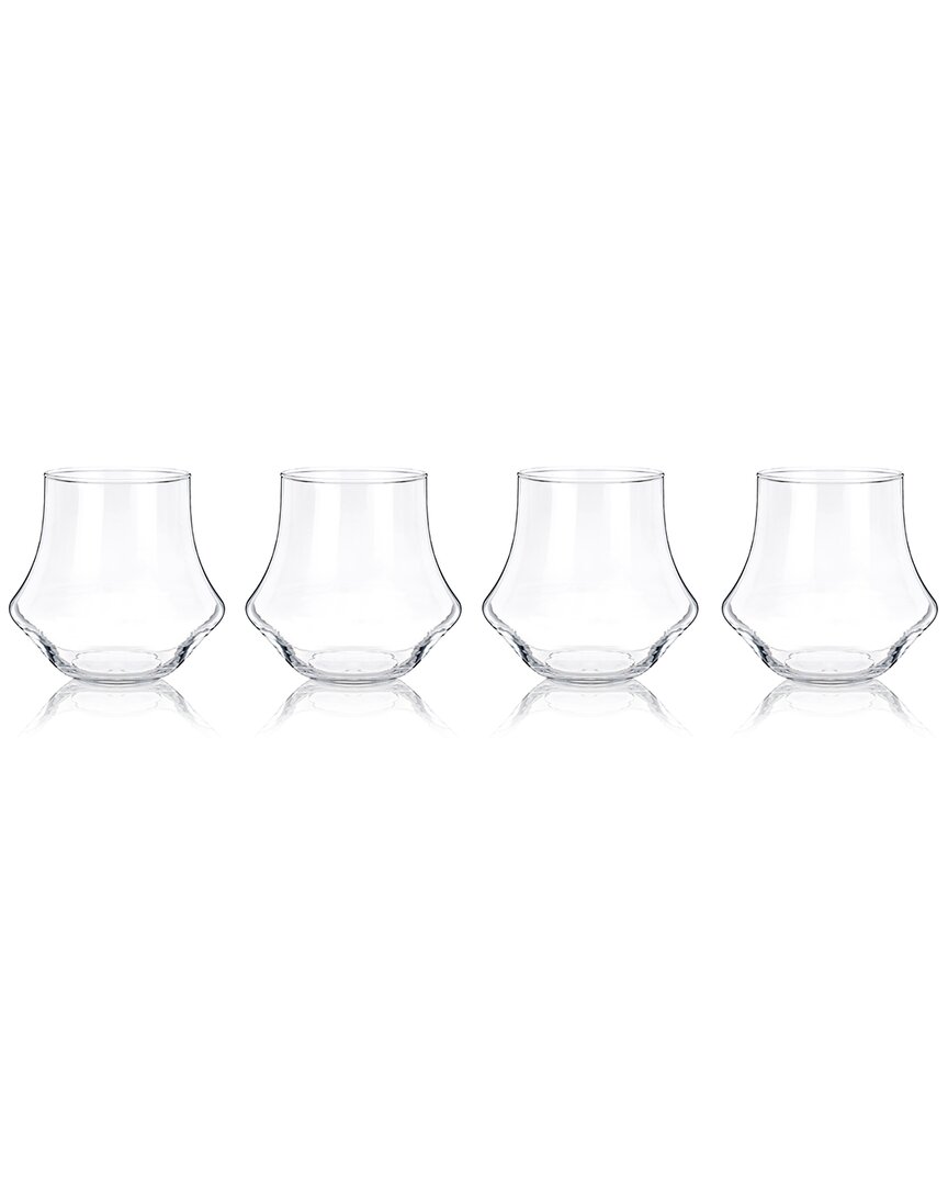 True Whiskey Glasses, Set of 4