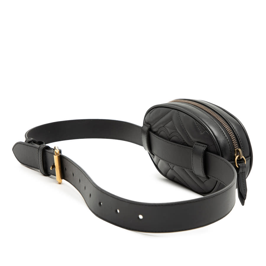 Pre-owned GG Marmont Matelasse Leather Belt Bag Ladies 476434 525040