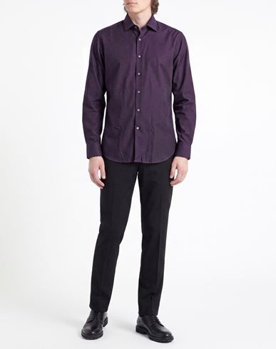 Man Shirt Dark purple Size 14 ½ Cotton