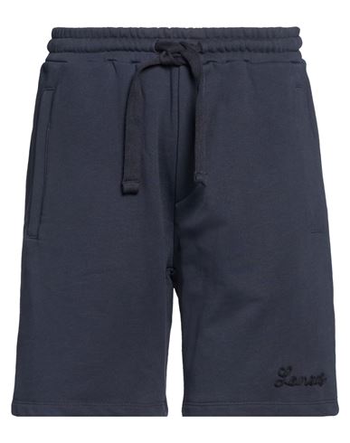 Man Shorts & Bermuda Shorts Navy Size L Cotton