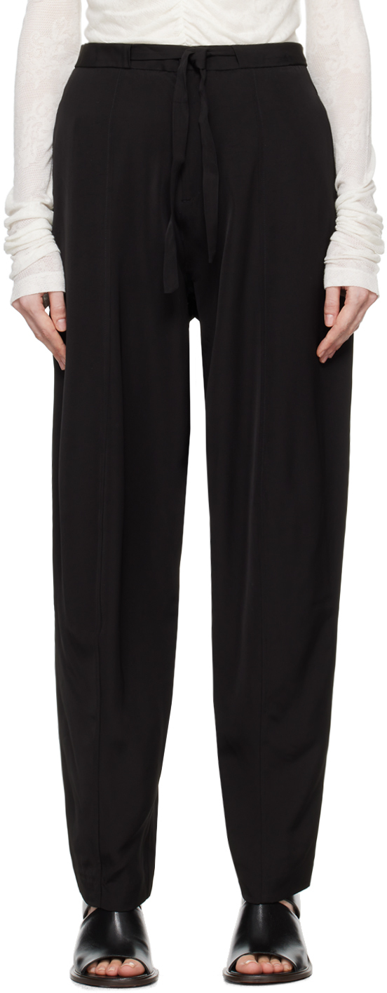 BITE Black Evening Belted Trousers