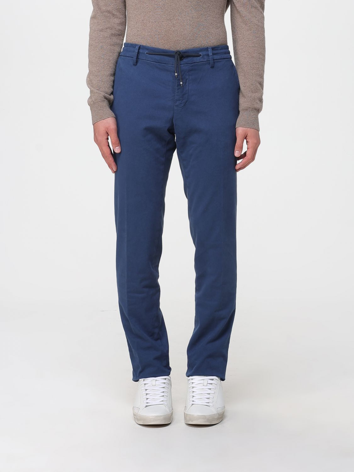 Pants Men color Blue