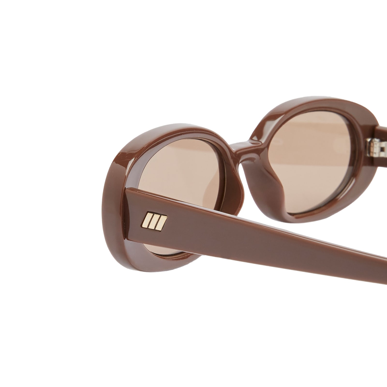 Le Specs Women's Outta Love Oval Sunglasses - Cocoa