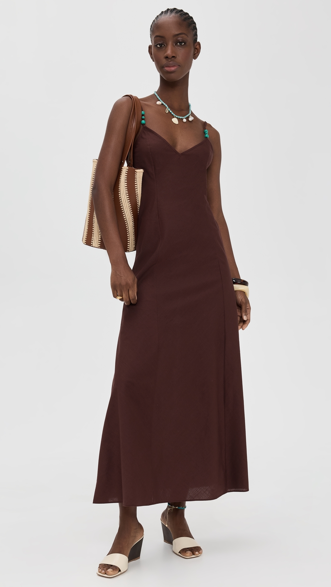 Maxi Dress Brown