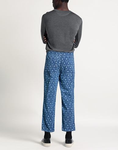 Man Pants Blue Size XS Cotton