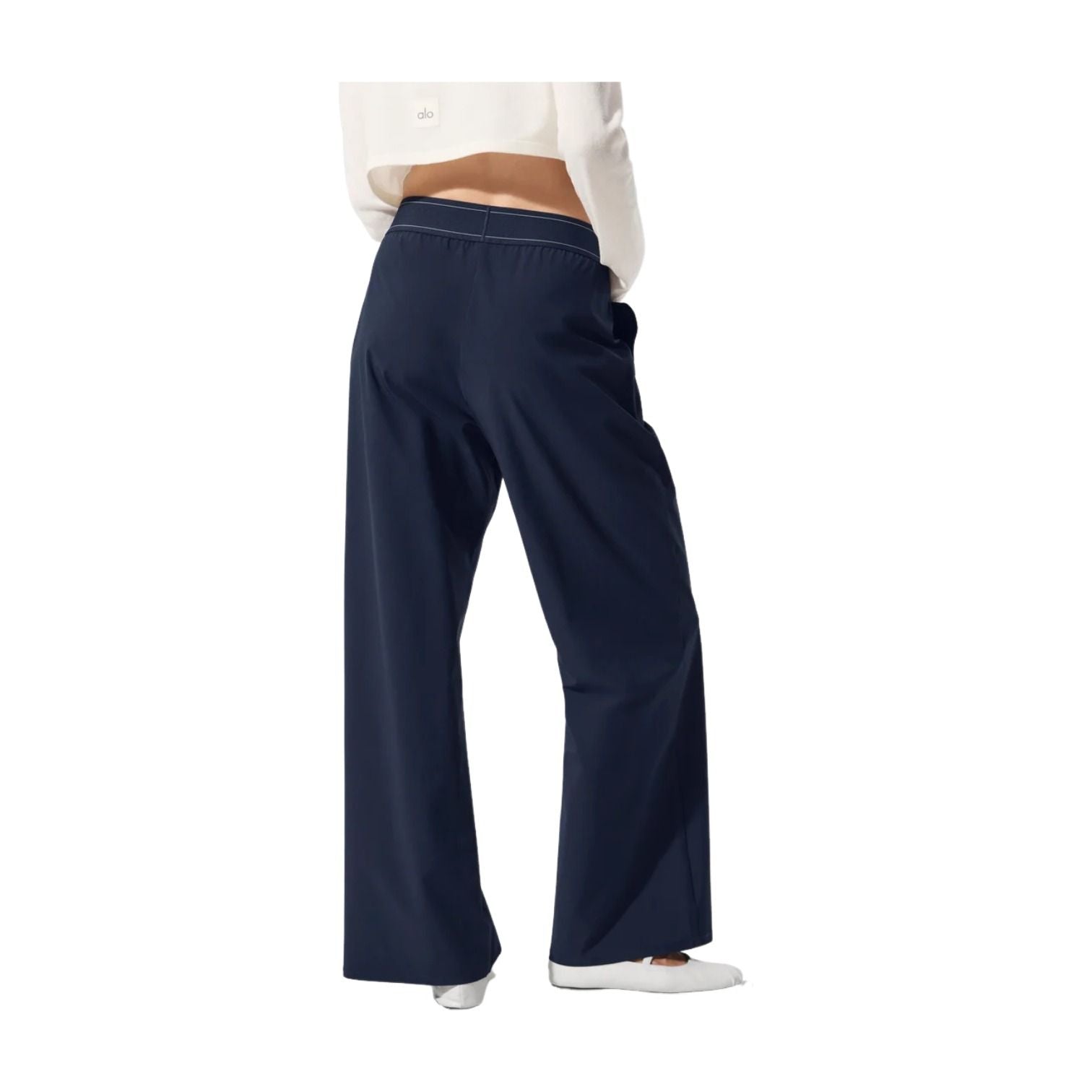(WMNS) Suit Up Trouser Regular 'Navy'