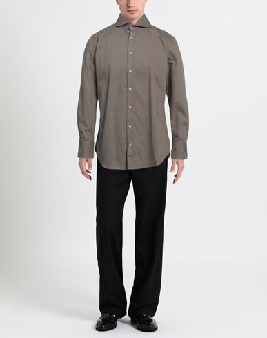 Man Shirt Khaki Size 15 Cotton
