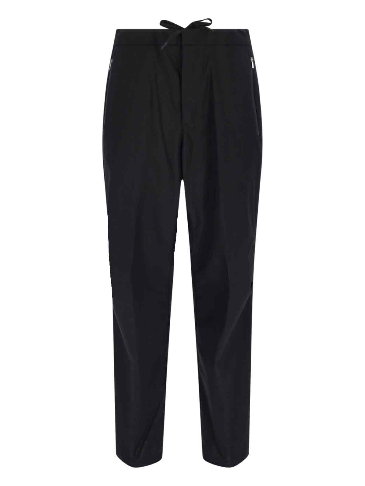 Tailored Wool-Blend Trousers with Polyester Lining