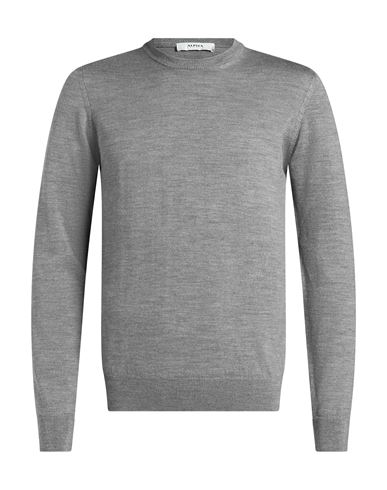 Man Sweater Grey Size 44 Merino Wool