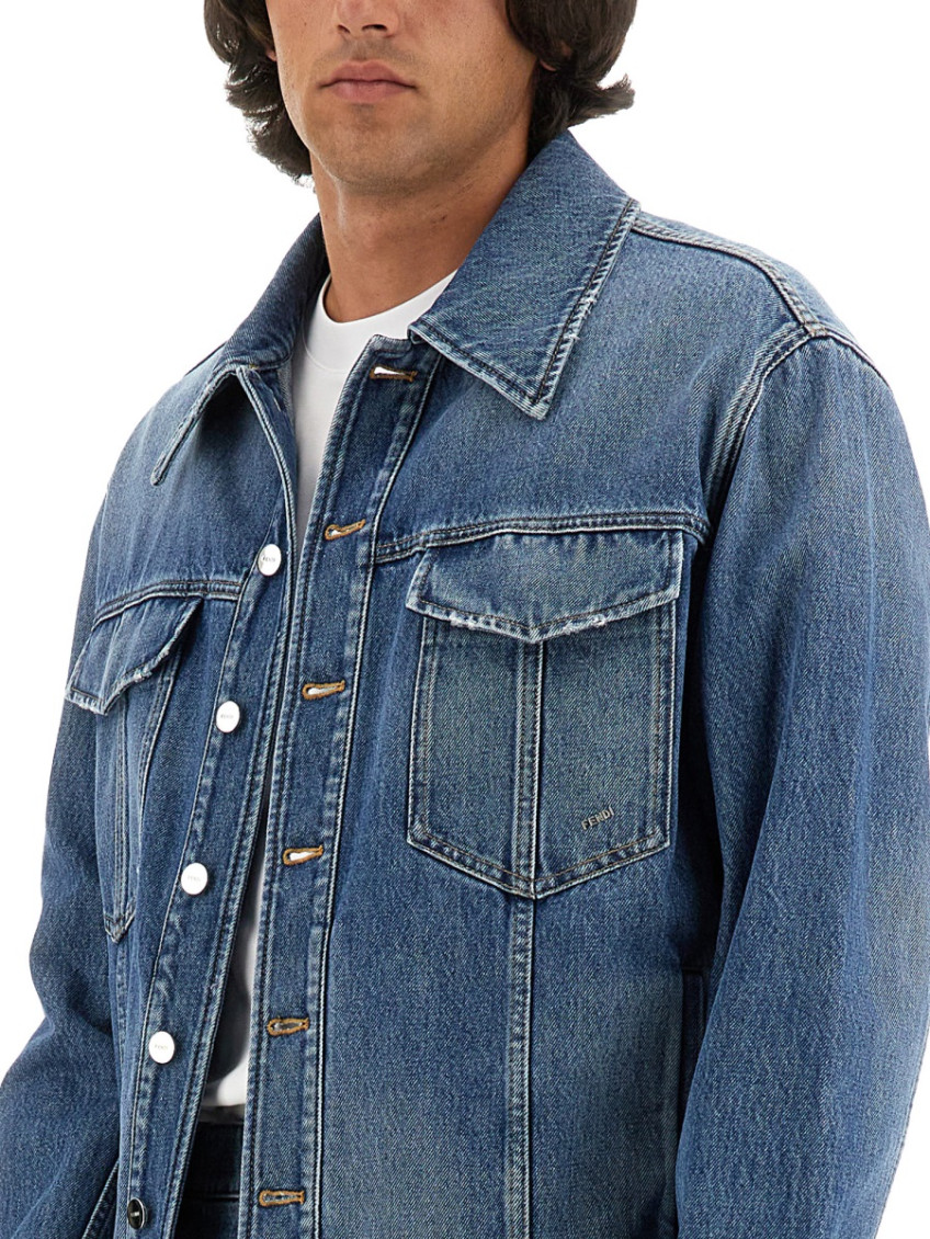 Collared Button-up Jacket