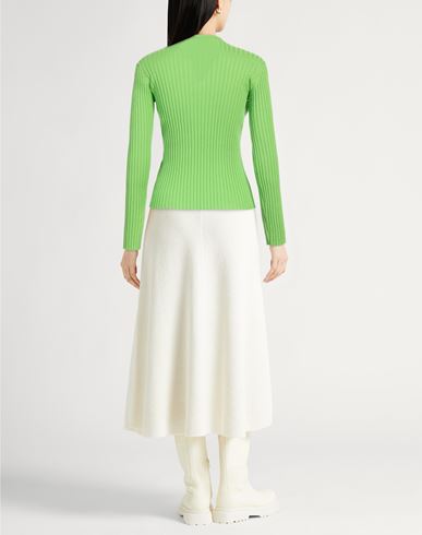 Roberto Collina Woman Sweater Lime green Size S Cotton