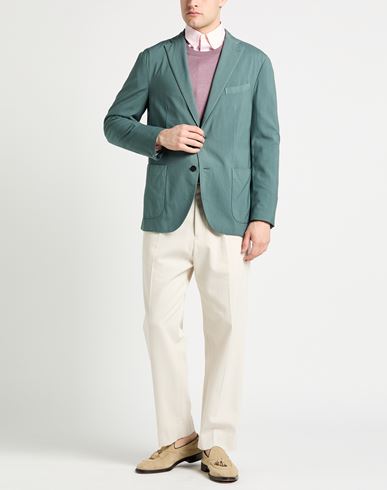 Man Blazer Sage green Size 42 Virgin Wool