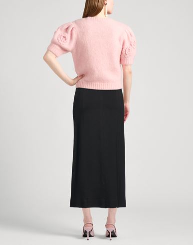Woman Midi skirt Black Size 4 Viscose, Polyamide, Elastane