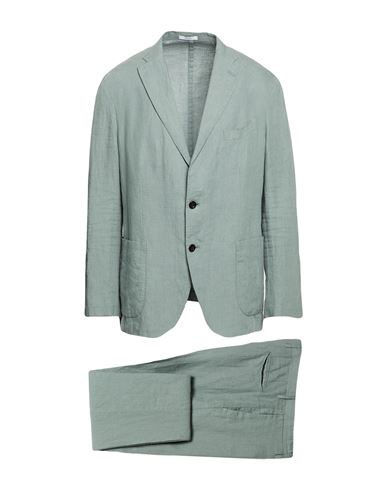 Man Suit Sage green Size 42 Linen