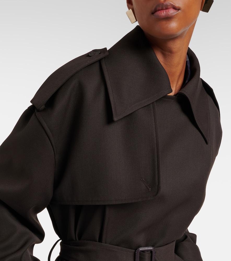 Dursley belted double-breasted trench coat