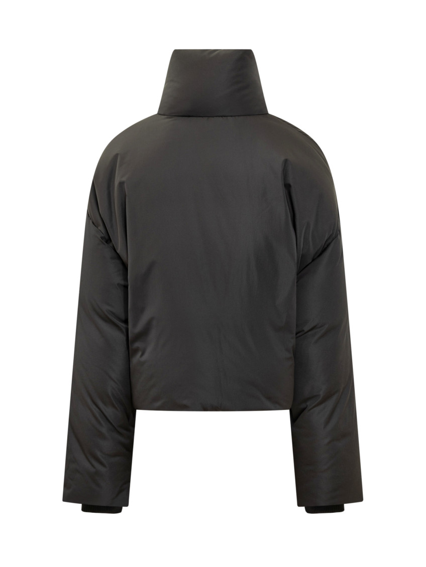 Black Mock Collar Jacket