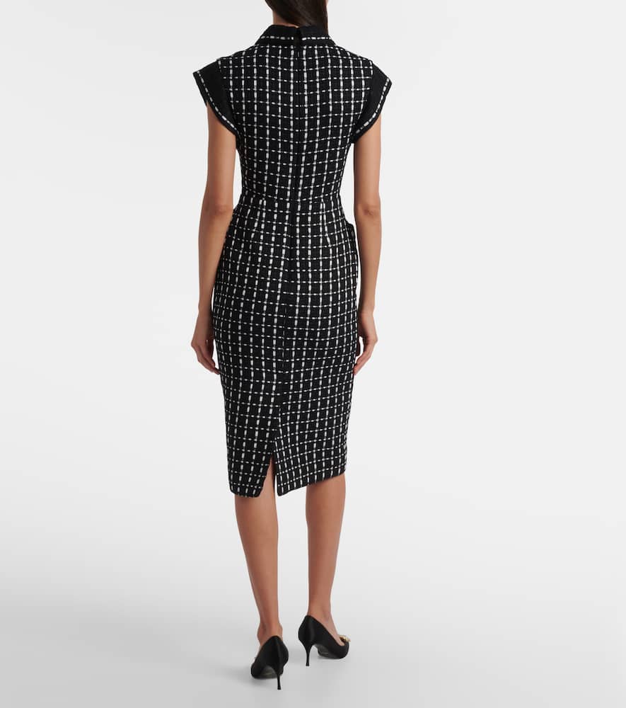 Tweed midi dress