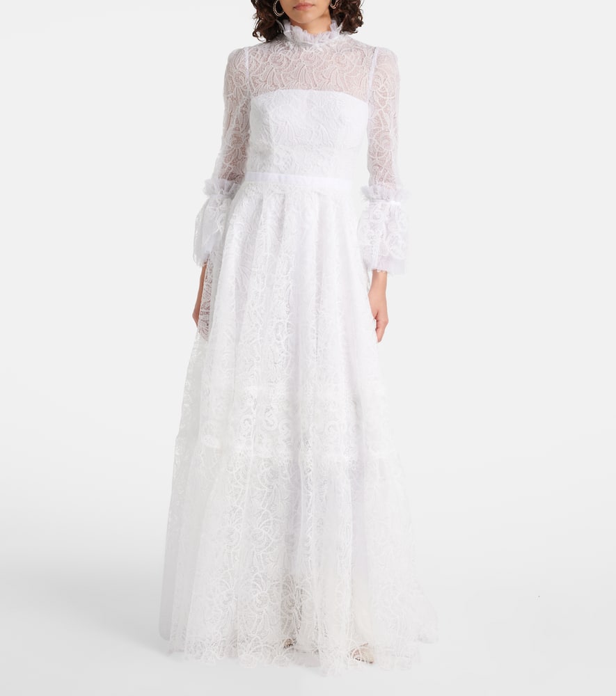 Bridal lace gown