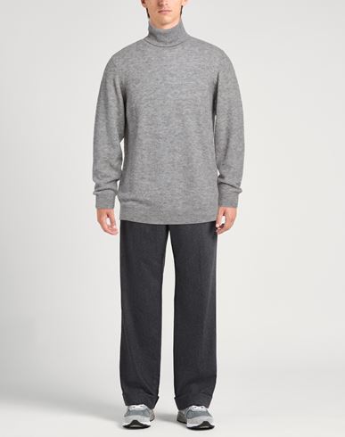 Man Turtleneck Light grey Size 7 Virgin Wool, Polyamide, Cashmere