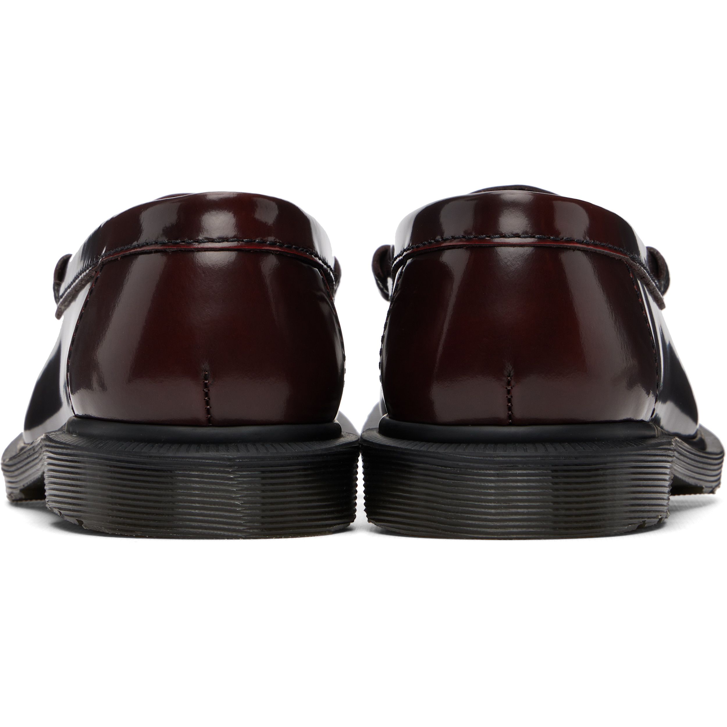 Burgundy Mayfare Rub Off Leather Penny Loafers