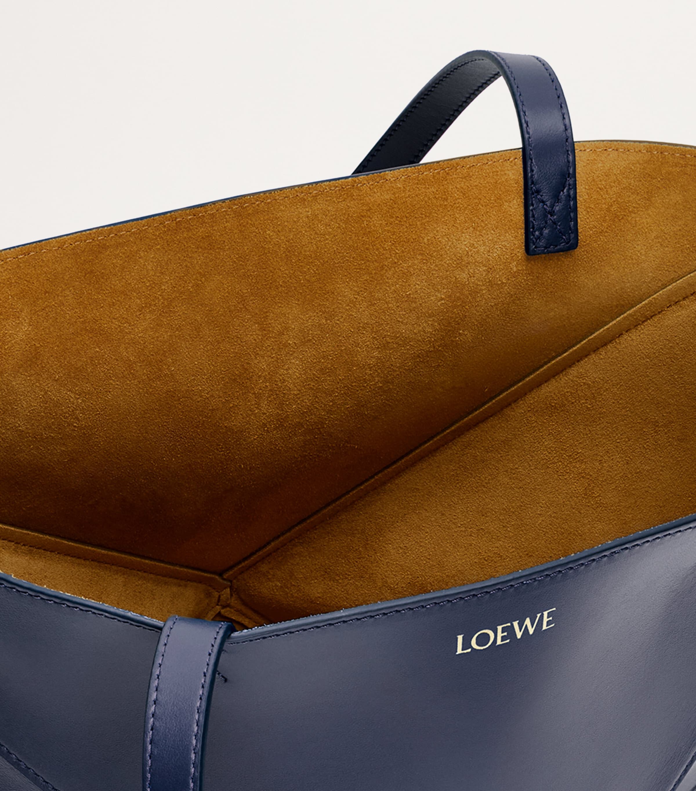 Medium Leather Puzzle Fold Tote Bag