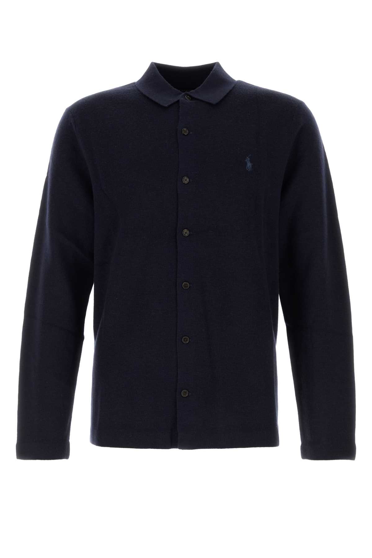 Logo Embroidered Knitted Shirt