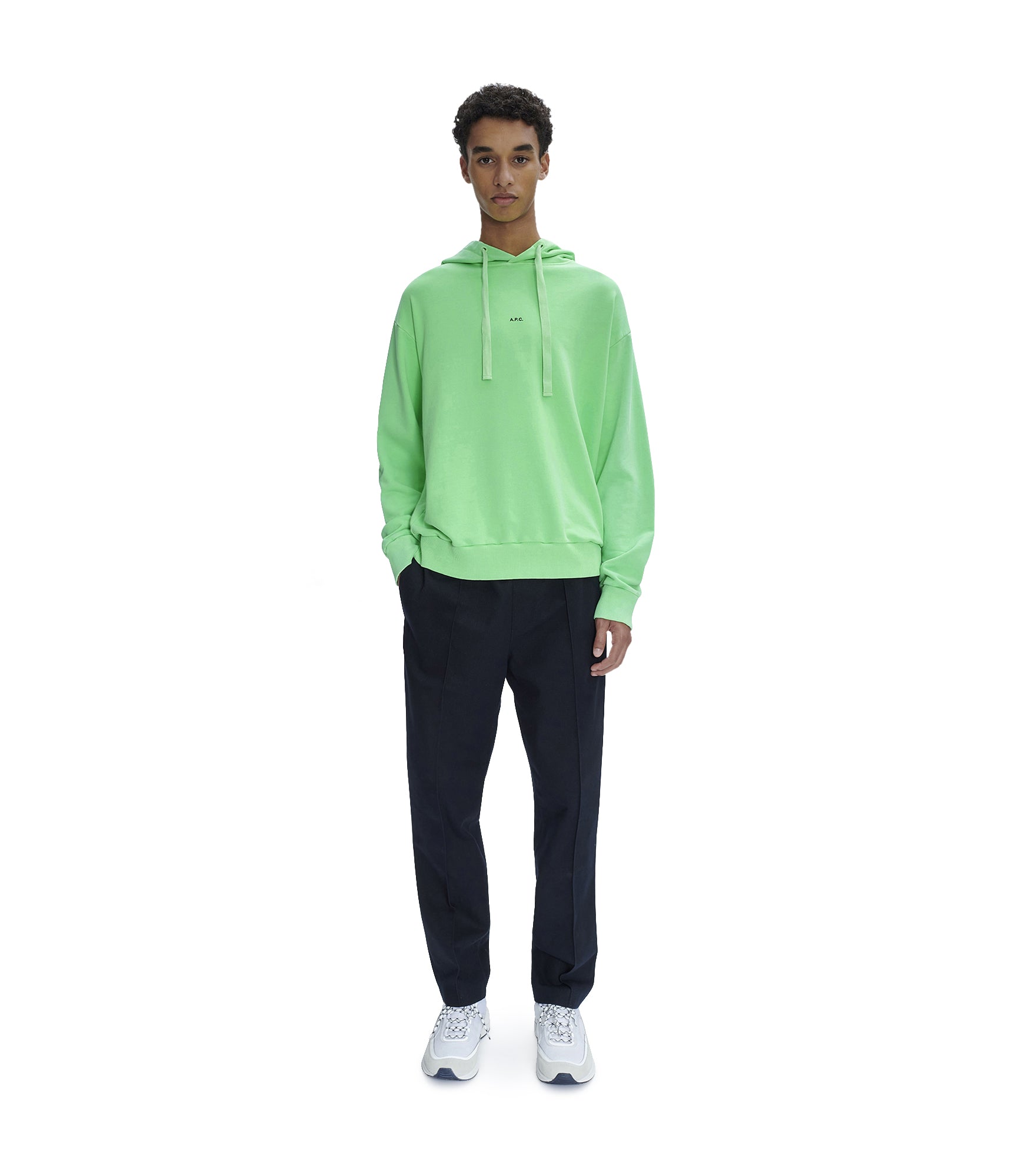Larry Fluo hoodie FAM - Fluorescent pink