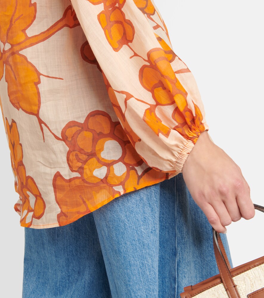 Etro Printed ramie tunic