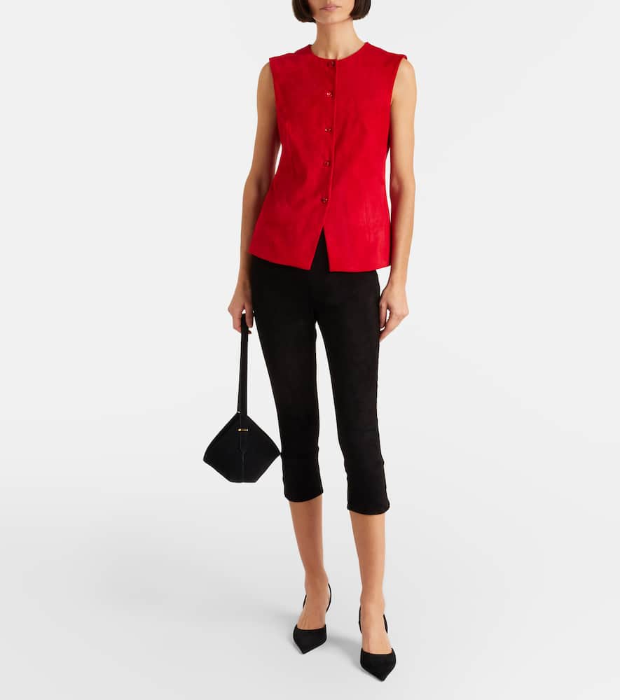 Willy suede capri pants