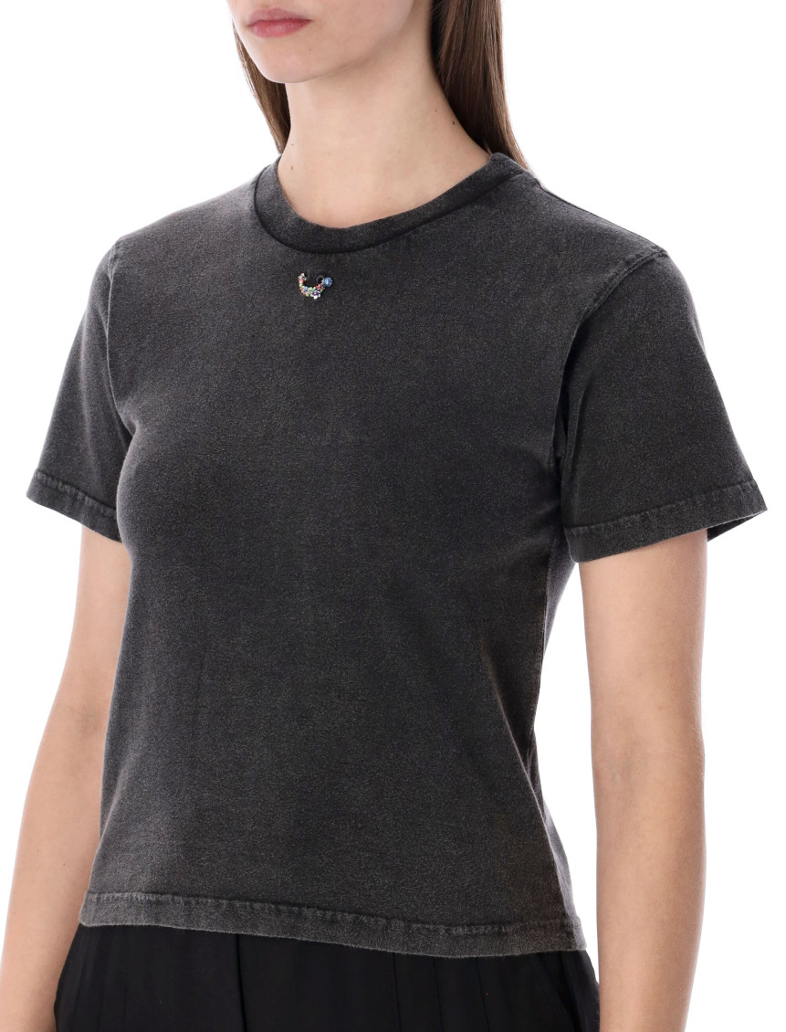 Pierced Fitted T-shirt