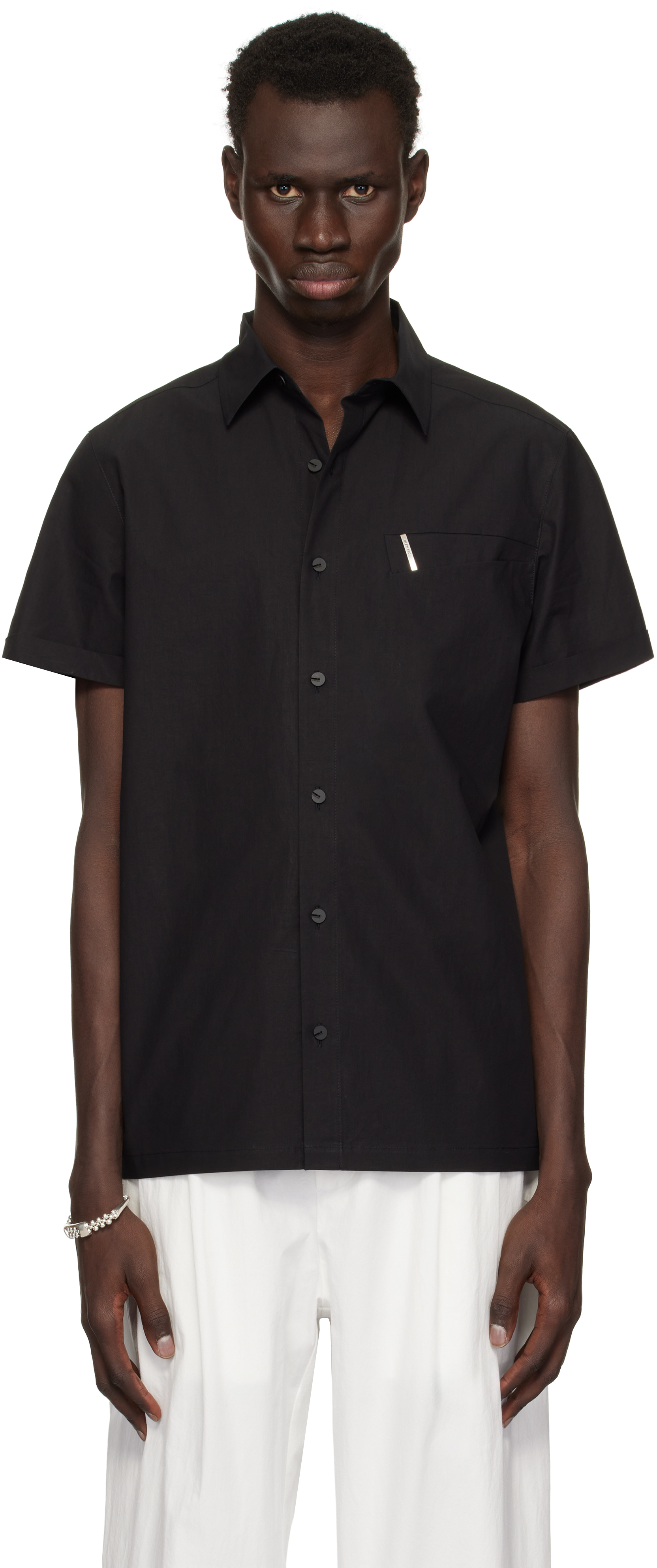 HYEIN SEO Black Pin Short Sleeve Shirt
