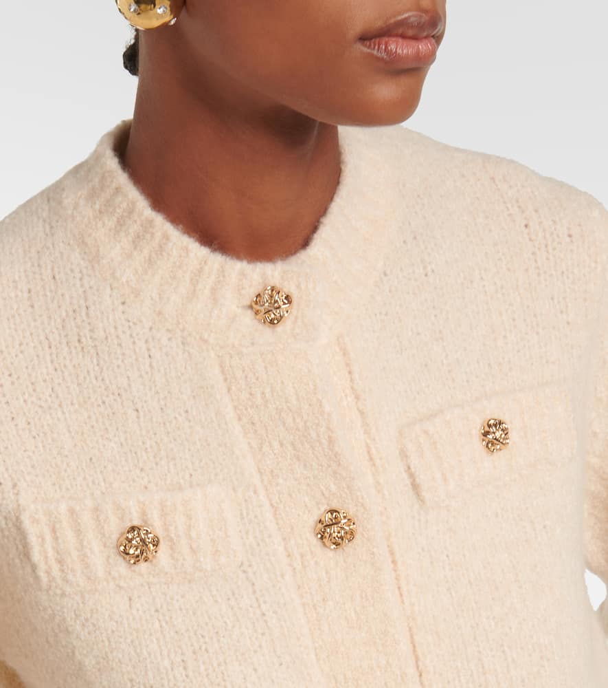 Cashmere-blend cardigan