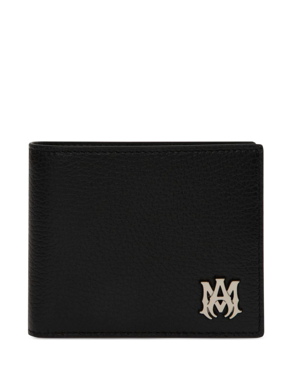 AMIRI logo-plaque leather wallet - Black