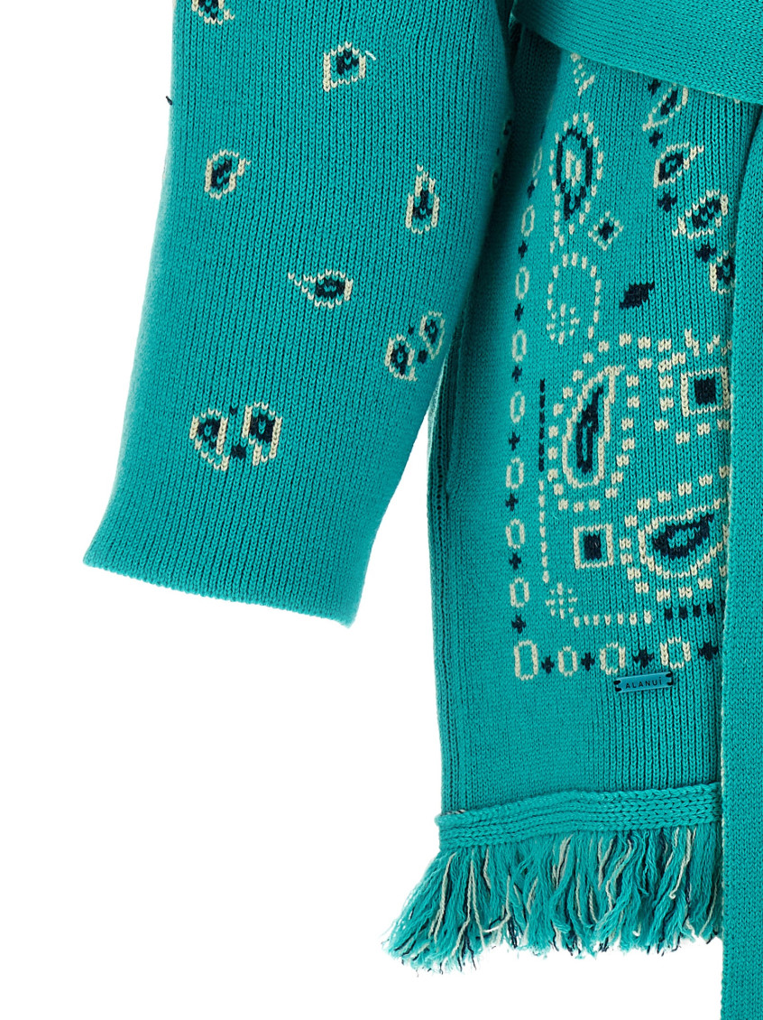 Bandana Sweaters And Cardigans Light Blue