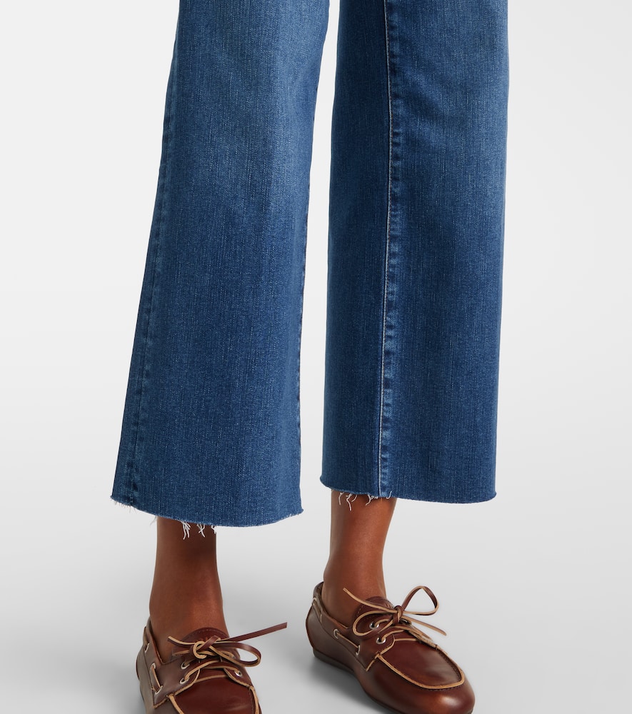 Le Slim Palazzo Crop wide-leg jeans
