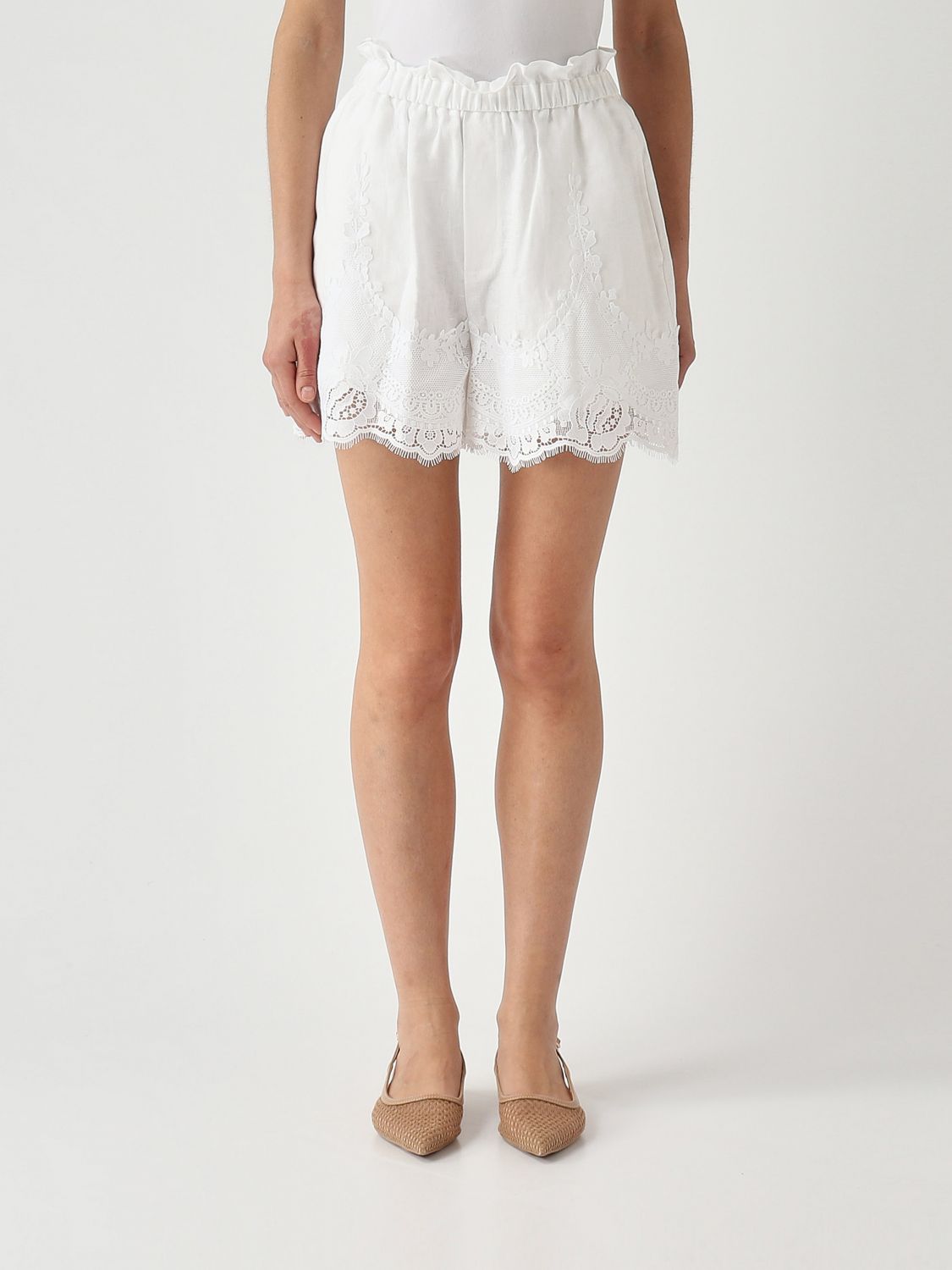 Shorts Woman color White