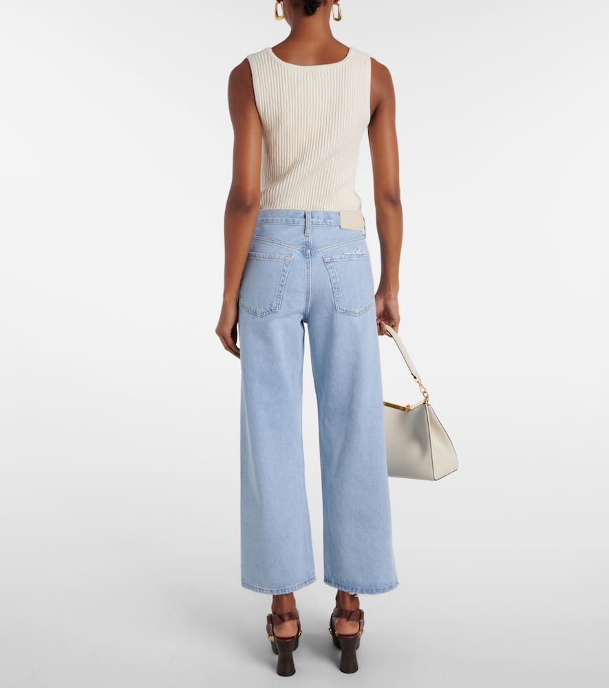 Pina low-rise wide-leg jeans
