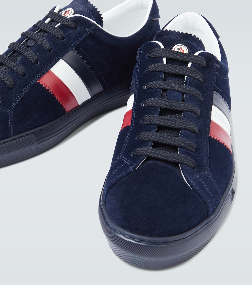 Moncler New Monaco suede sneakers