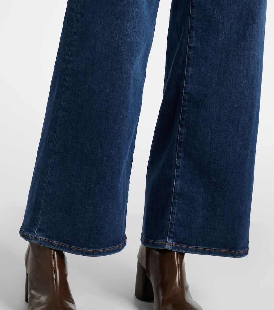 Le Slim Palazzo high-rise wide-leg jeans