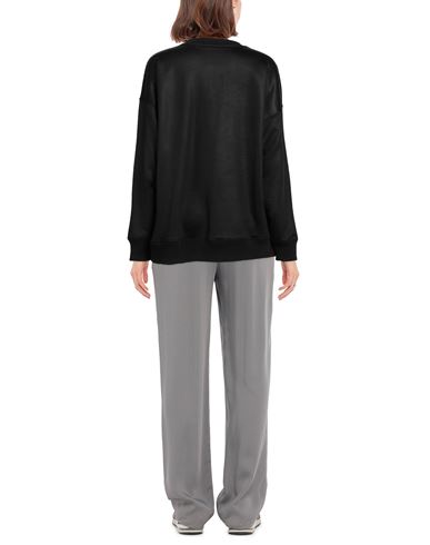 Woman Sweatshirt Black Size XS Polyester, Cotton