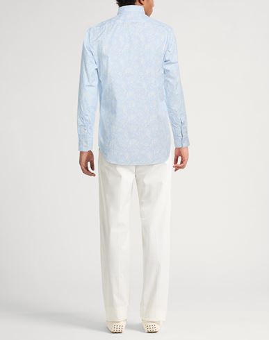 Man Shirt Azure Size 15 ½ Cotton