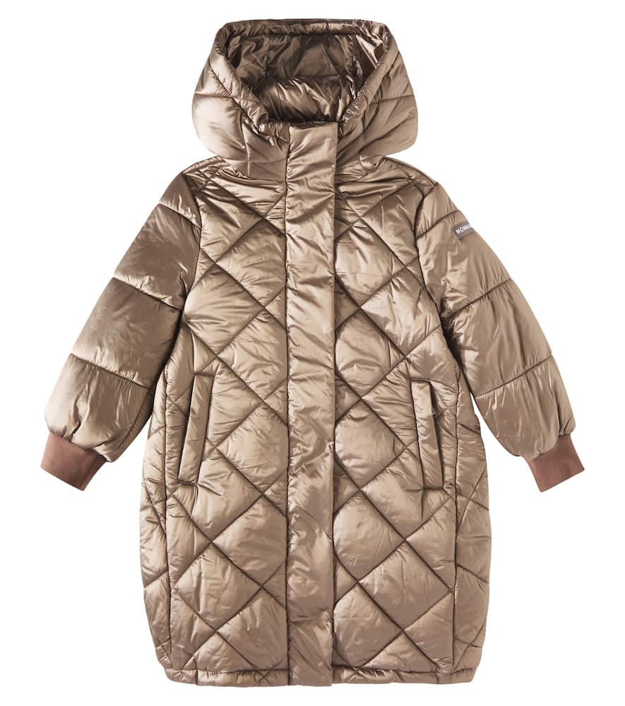 Monnalisa Quilted hooded coat