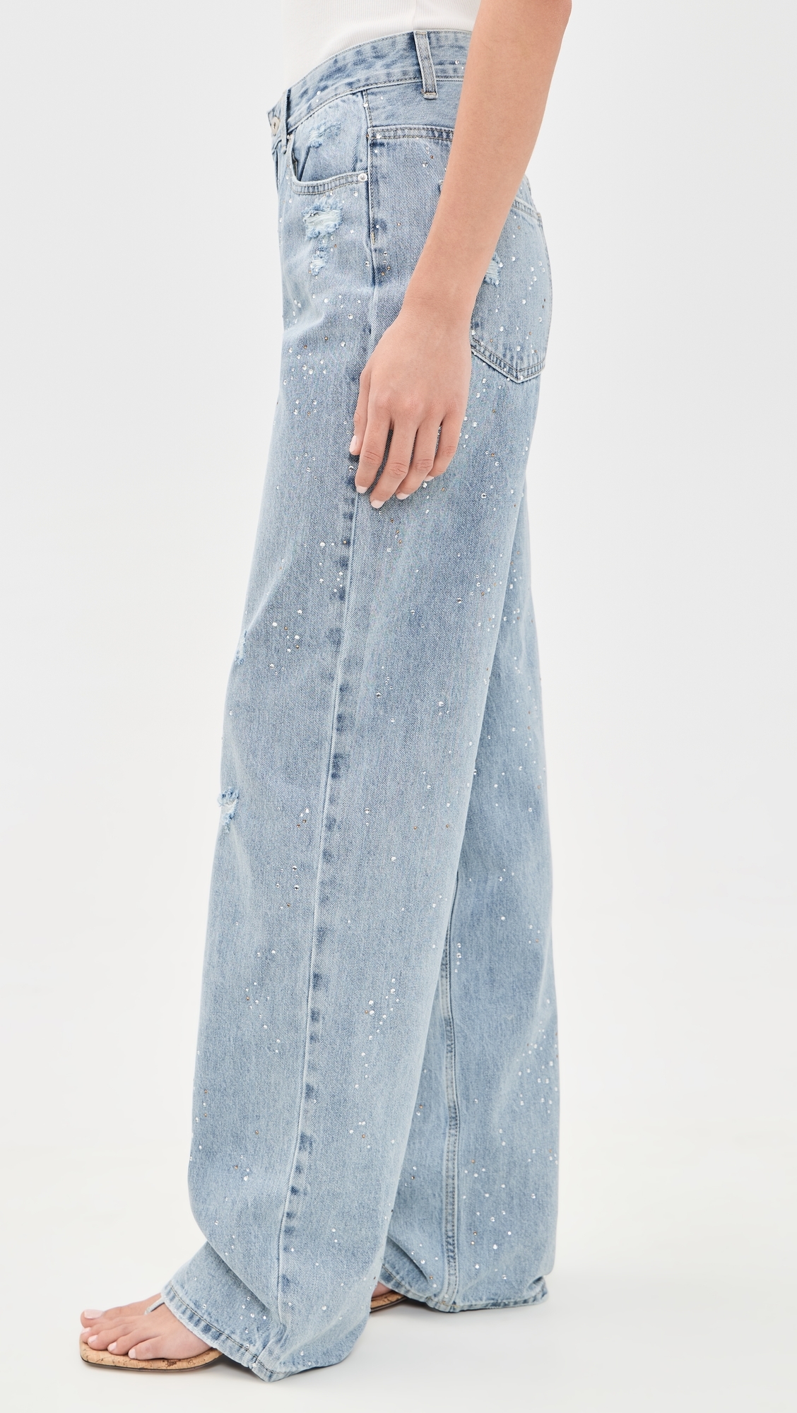 Diamante Jeans Light Denim