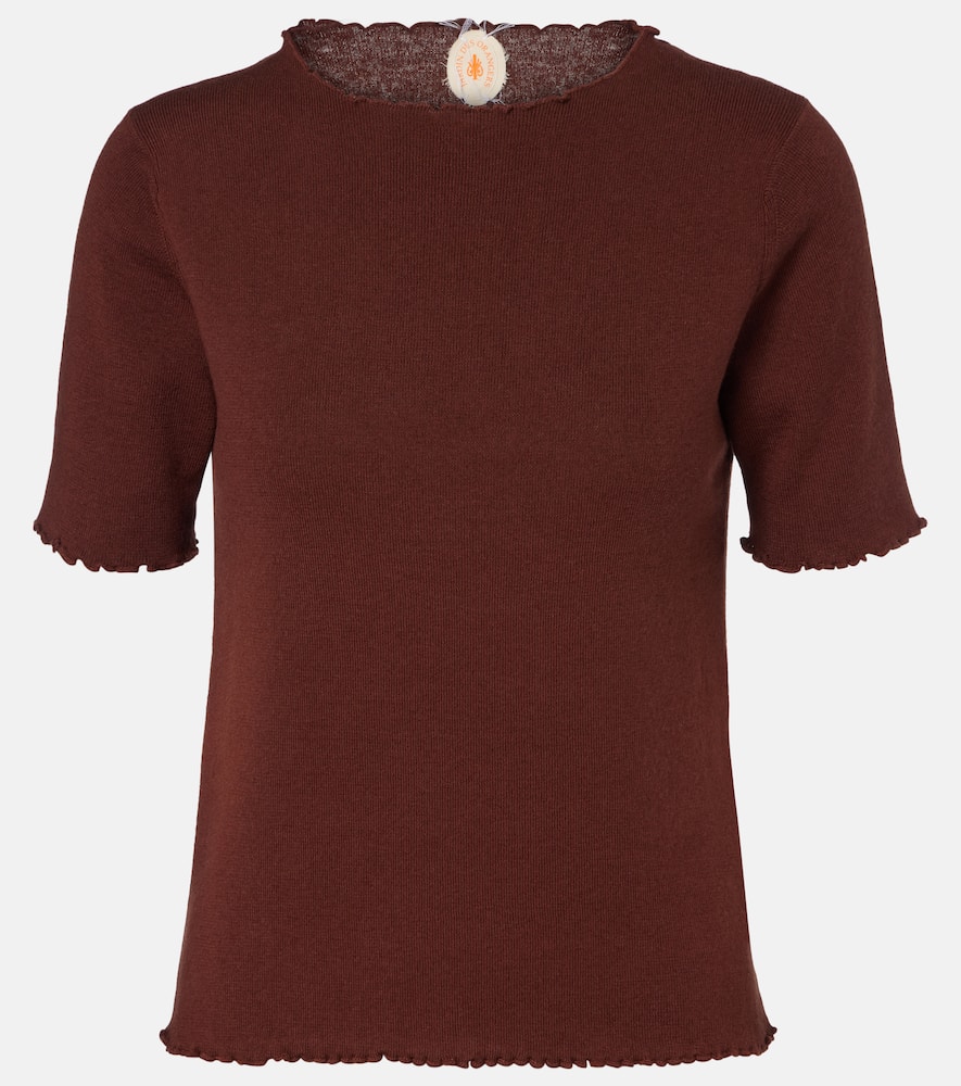 Cotton, silk, and cashmere sweater