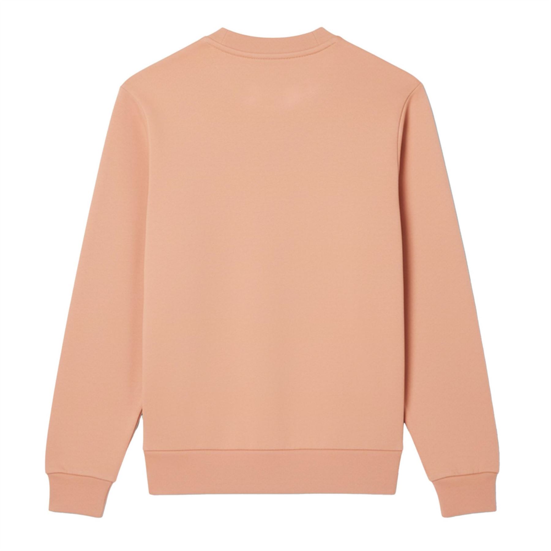 Lacoste Mens Crew Neck Sweatshirt in Orange - Sma