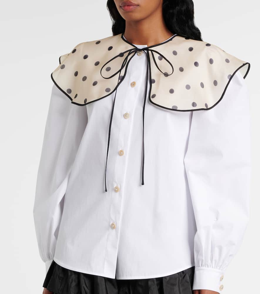 Cotton poplin shirt