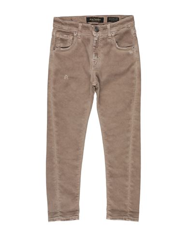 Patriòt Kid Girl Jeans Khaki Size 10 Cotton, Elastane