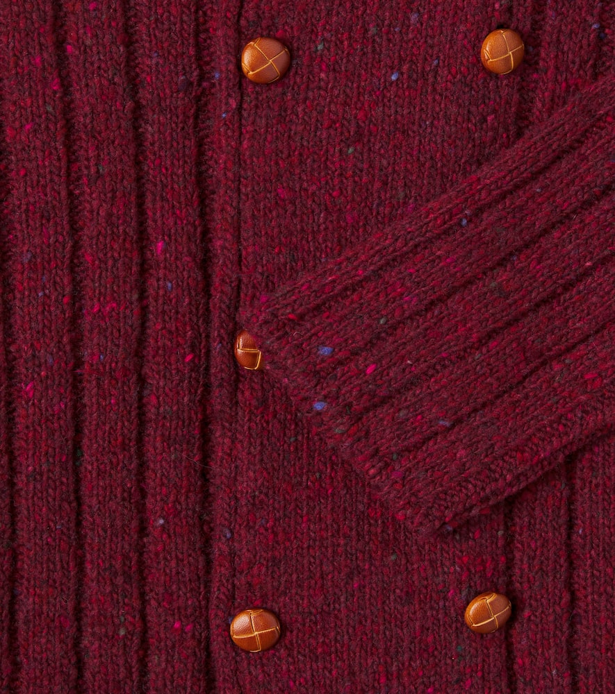 Bolo ribbed-knit wool-blend sweater