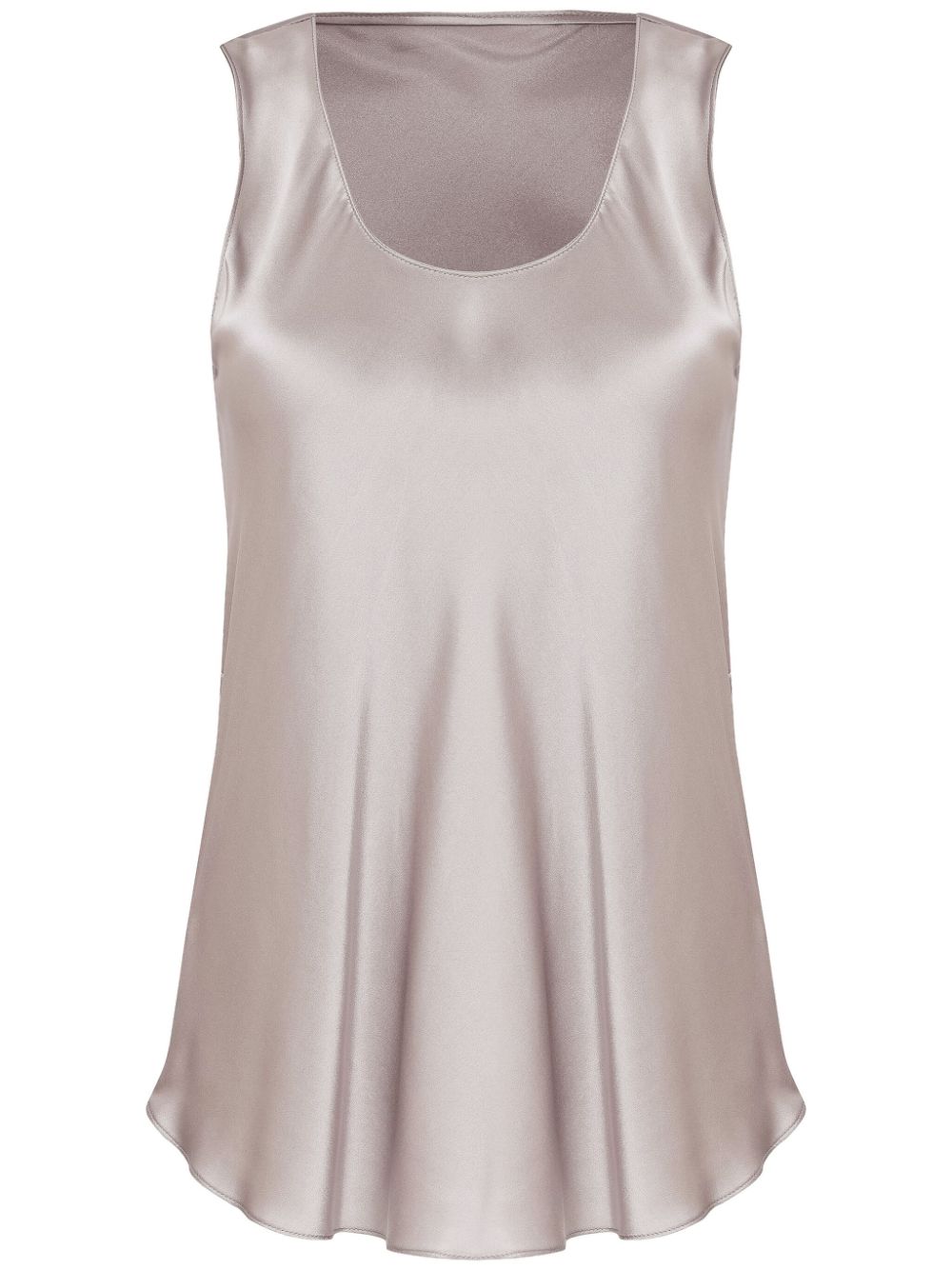 Satin tank top - Grey