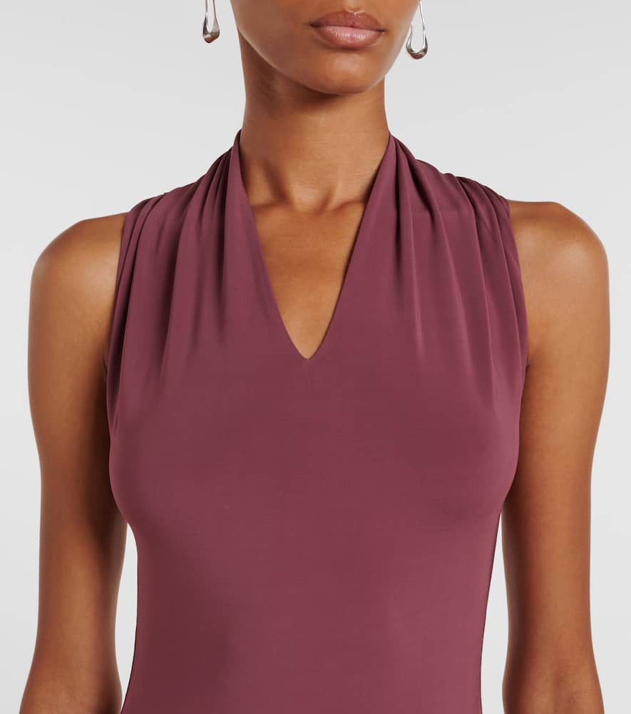 Vina crêpe maxi dress